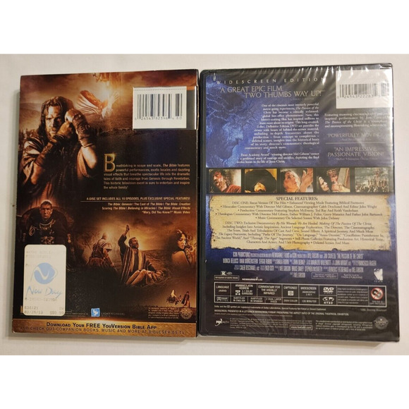 Spiritual DVD Lot of 4: The Bible TV Miniseries, The Passion of the Christ. etc - Picture 3 of 5